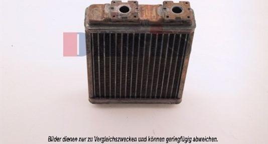 AKS Dasis 159004N - Heat Exchanger, interior heating car-mod.net
