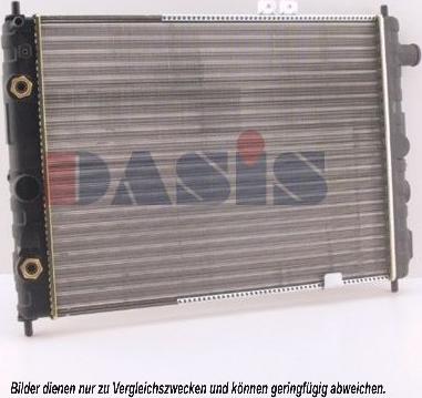 AKS Dasis 150220N - Radiator, engine cooling car-mod.net