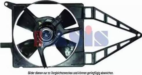 AKS Dasis 158042N - Electric Motor, radiator fan car-mod.net