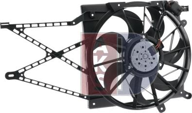 AKS Dasis 158017N - Fan, radiator car-mod.net