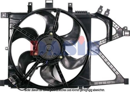 AKS Dasis 158021N - Fan, radiator car-mod.net
