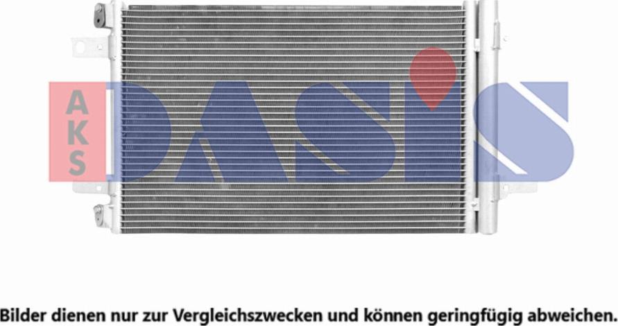 AKS Dasis 152063N - Condenser, air conditioning car-mod.net