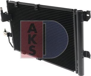 AKS Dasis 152001N - Condenser, air conditioning car-mod.net