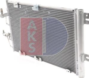 AKS Dasis 152016N - Condenser, air conditioning car-mod.net