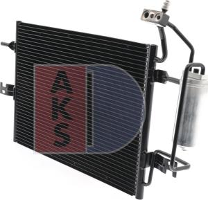 AKS Dasis 152024N - Condenser, air conditioning car-mod.net