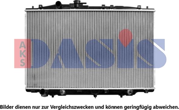 AKS Dasis 100001N - Radiator, engine cooling car-mod.net