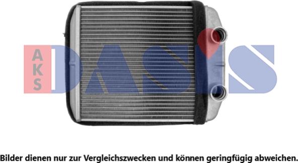 AKS Dasis 189019N - Heat Exchanger, interior heating car-mod.net