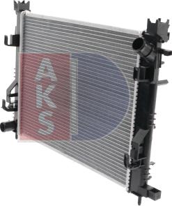 AKS Dasis 180093N - Radiator, engine cooling car-mod.net
