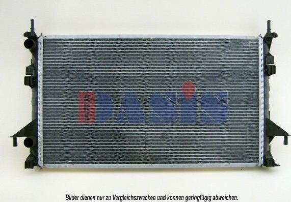 AKS Dasis 180036N - Radiator, engine cooling car-mod.net