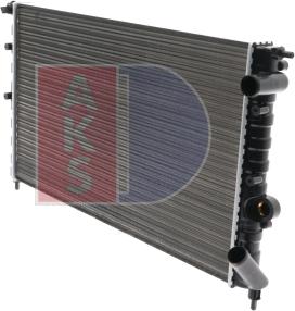 AKS Dasis 180840N - Radiator, engine cooling car-mod.net