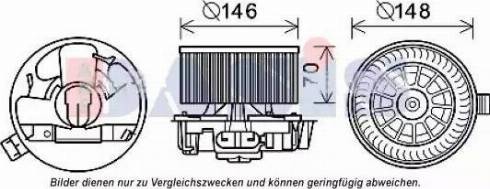 AKS Dasis 188049N - Interior Blower car-mod.net
