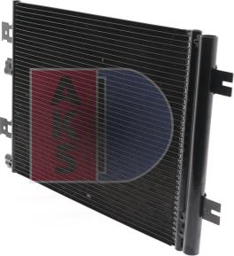 AKS Dasis 182046N - Condenser, air conditioning car-mod.net