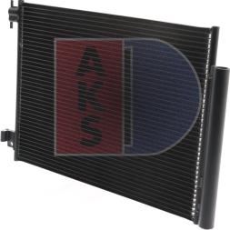 AKS Dasis 182051N - Condenser, air conditioning car-mod.net