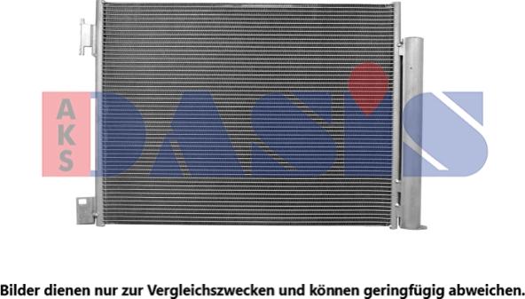 AKS Dasis 182003N - Condenser, air conditioning car-mod.net