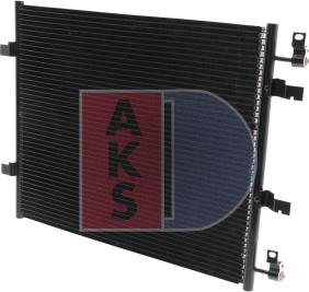 AKS Dasis 182034N - Condenser, air conditioning car-mod.net