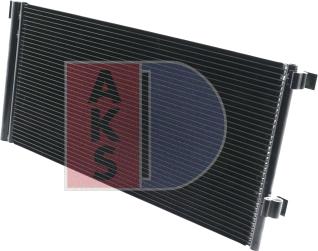 AKS Dasis 182038N - Condenser, air conditioning car-mod.net