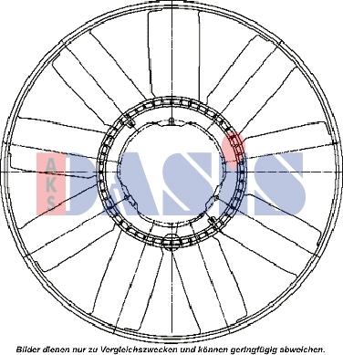 AKS Dasis 138012N - Fan Wheel, engine cooling car-mod.net