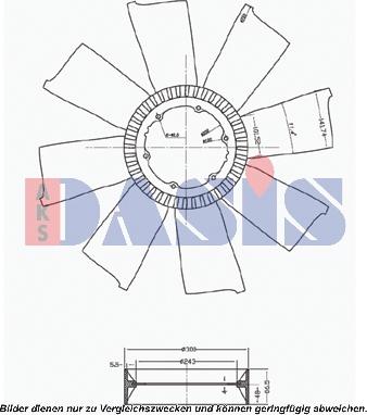 AKS Dasis 138800N - Fan, radiator car-mod.net