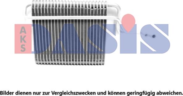 AKS Dasis 132001N - Evaporator, air conditioning car-mod.net