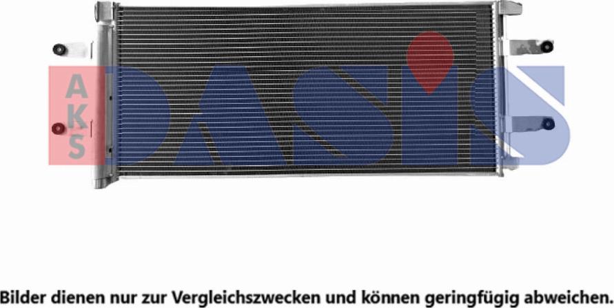 AKS Dasis 132003N - Condenser, air conditioning car-mod.net