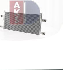 AKS Dasis 132014N - Condenser, air conditioning car-mod.net