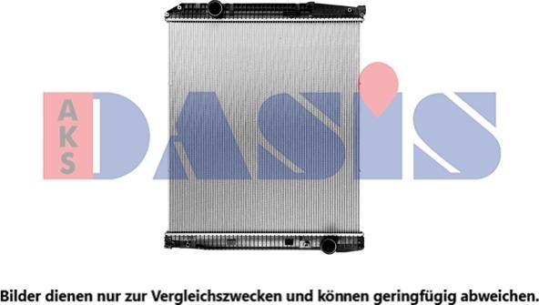 AKS Dasis 132080SXB - Radiator, engine cooling car-mod.net