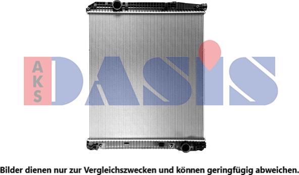 AKS Dasis 132080SXV - Radiator, engine cooling car-mod.net