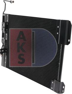 AKS Dasis 132020N - Condenser, air conditioning car-mod.net