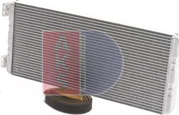 AKS Dasis 129015N - Heat Exchanger, interior heating car-mod.net