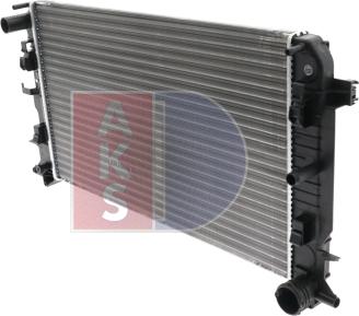 AKS Dasis 120000N - Radiator, engine cooling car-mod.net