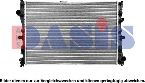 AKS Dasis 120002N - Radiator, engine cooling car-mod.net
