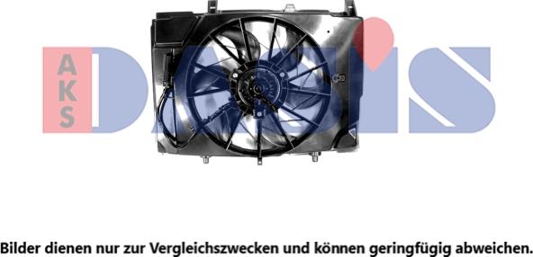 AKS Dasis 128203N - Fan, radiator car-mod.net