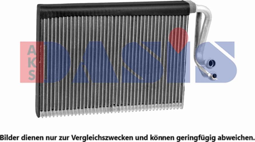 AKS Dasis 122066N - Evaporator, air conditioning car-mod.net