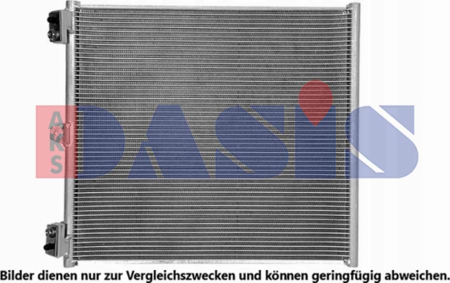 AKS Dasis 172016N - Condenser, air conditioning car-mod.net