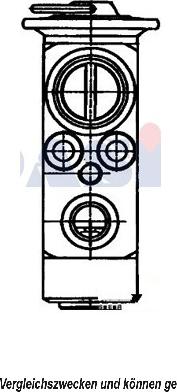 AKS Dasis 840069N - Expansion Valve, air conditioning car-mod.net