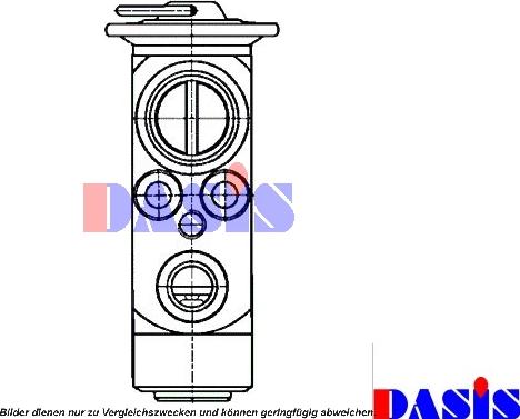 AKS Dasis 840136N - Expansion Valve, air conditioning car-mod.net
