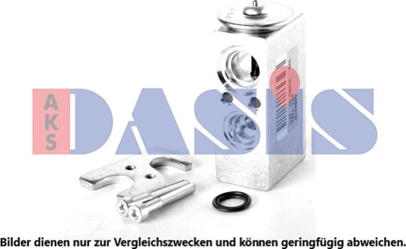 AKS Dasis 840122N - Expansion Valve, air conditioning car-mod.net