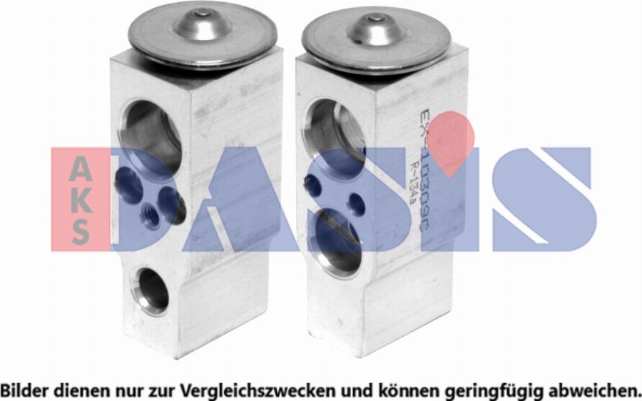 AKS Dasis 840386N - Expansion Valve, air conditioning car-mod.net