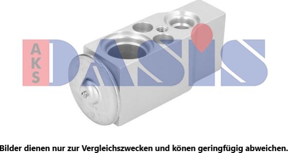 AKS Dasis 840332N - Expansion Valve, air conditioning car-mod.net