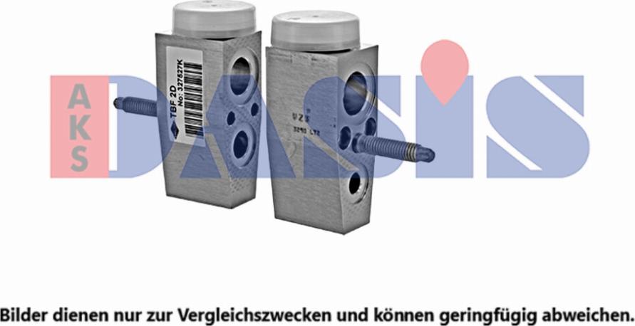 AKS Dasis 840377N - Expansion Valve, air conditioning car-mod.net