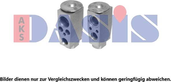 AKS Dasis 840299N - Expansion Valve, air conditioning car-mod.net