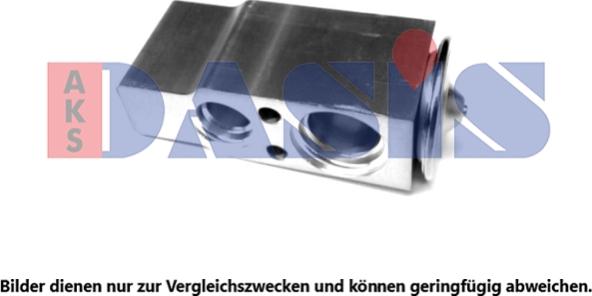 AKS Dasis 840258N - Expansion Valve, air conditioning car-mod.net