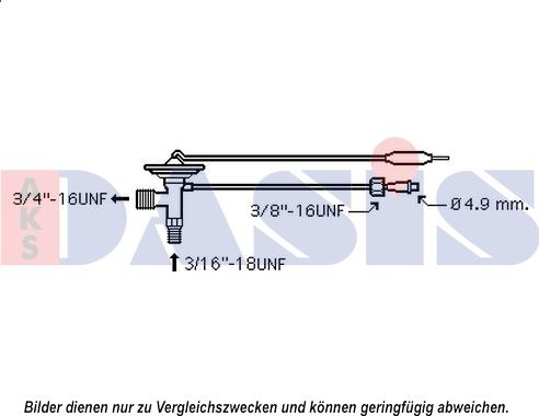 AKS Dasis 840208N - Expansion Valve, air conditioning car-mod.net