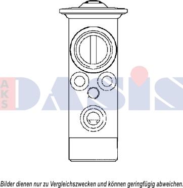 AKS Dasis 840282N - Expansion Valve, air conditioning car-mod.net