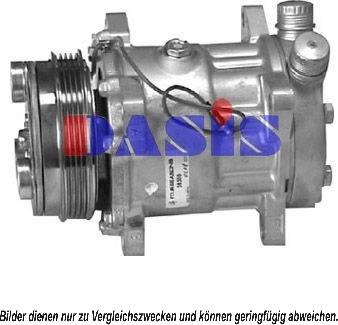 AKS Dasis 850446N - Compressor, air conditioning car-mod.net