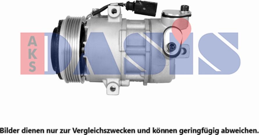 AKS Dasis 850458N - Compressor, air conditioning car-mod.net