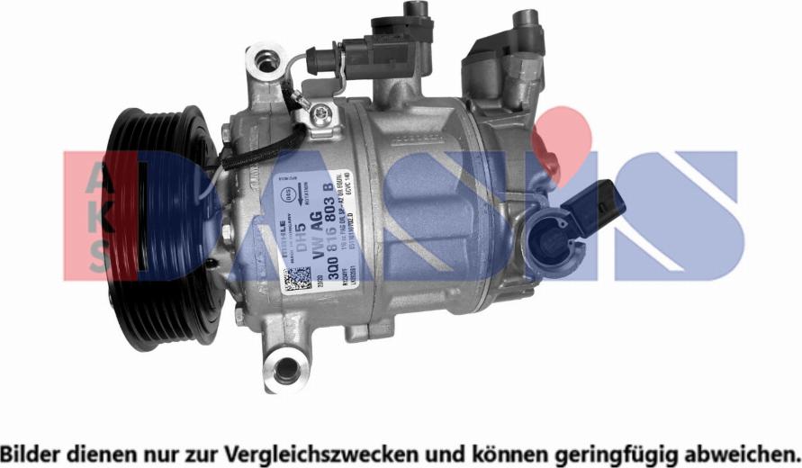 AKS Dasis 850401N - Compressor, air conditioning car-mod.net