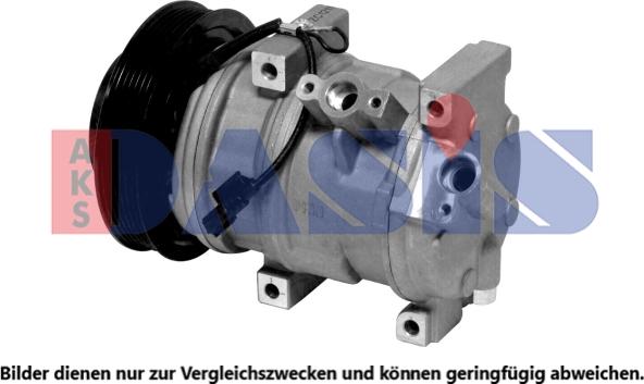 AKS Dasis 850222N - Compressor, air conditioning car-mod.net