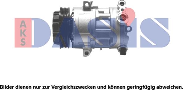 AKS Dasis 851976N - Compressor, air conditioning car-mod.net