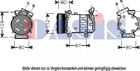 AKS Dasis 851413N - Control Valve, compressor car-mod.net